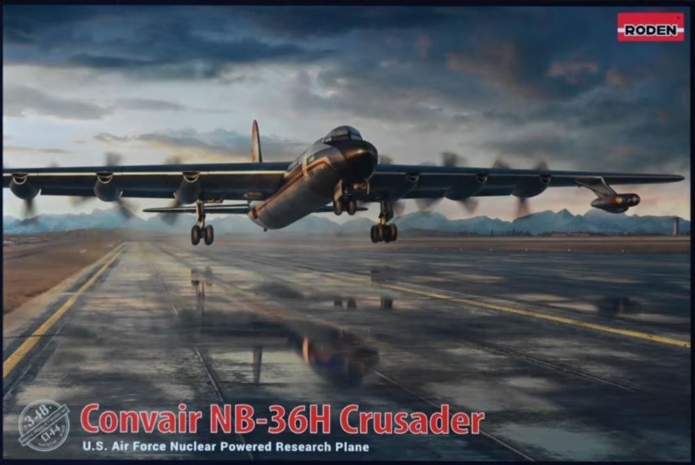 Roden 348 1/144 Convair NB/36H Crusader USAF Nuclear-Powered Research Aircraft