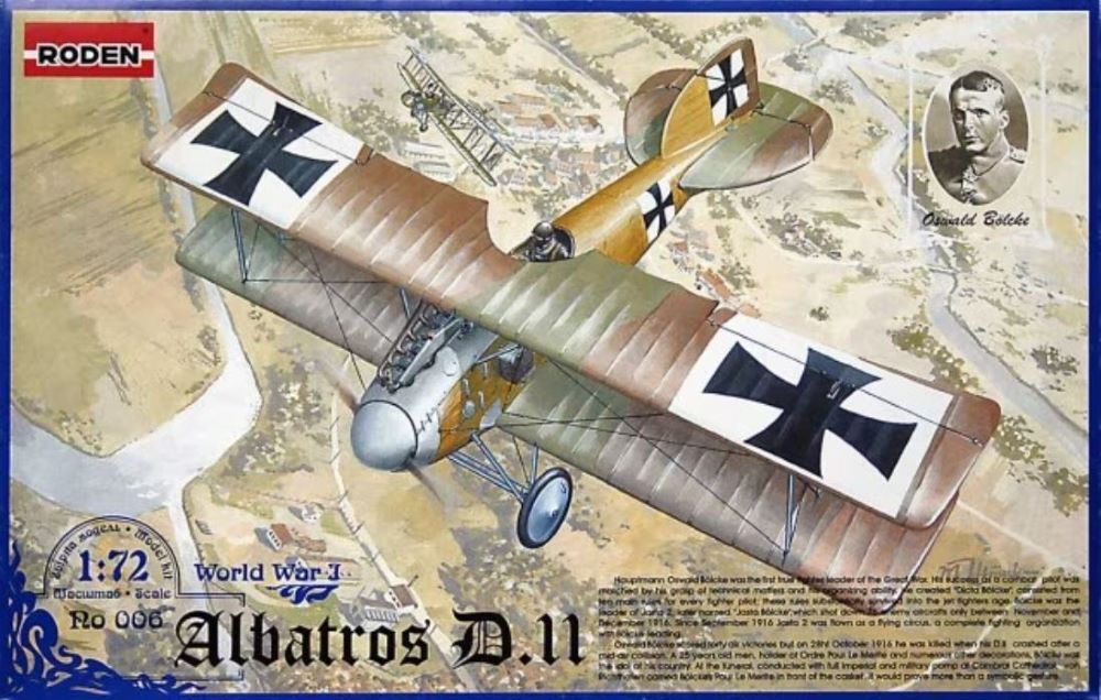 Roden 6 1/72 Albatros D II BiPlane Fighter