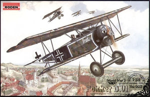 Roden 603 1/32 Fokker D VI WWI German BiPlane Fighter/Interceptor