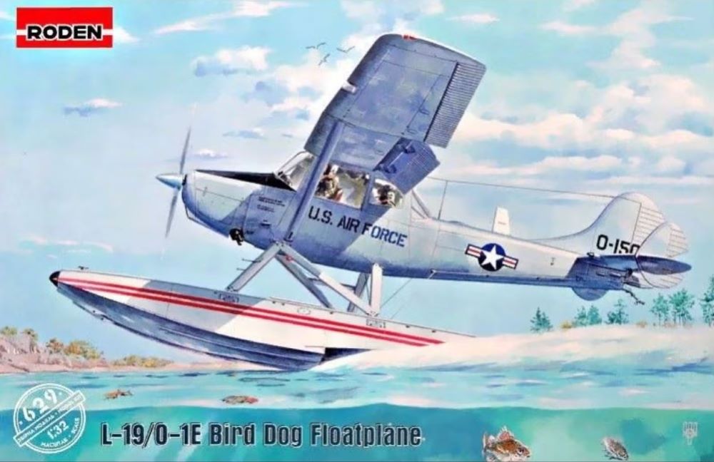Roden 629 1/32 L19/O1E Bird Dog USAF Floatplane