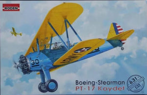 Roden 631 1/32 PT17 Kaydet Stearman US Army Trainer BiPlane