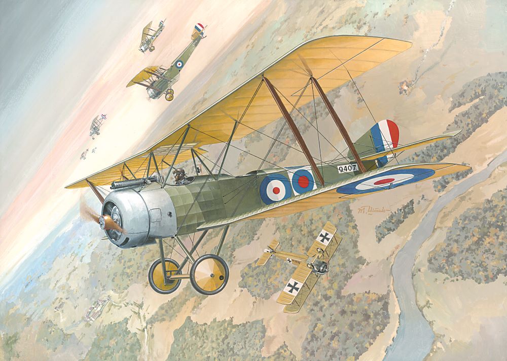 Roden 635 1/32 Sopwith 1-1/2 Strutter 2-Seater WWI British BiPlane Fighter
