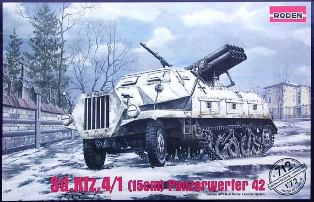 Roden 712 1/72 SdKfz 4/1 Panzerwerfer 42 (Early) Rocket Launcher