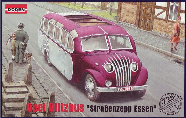 Roden 725 1/72 Opel Blitz Strabenzepp Essen Omnibus (D)
