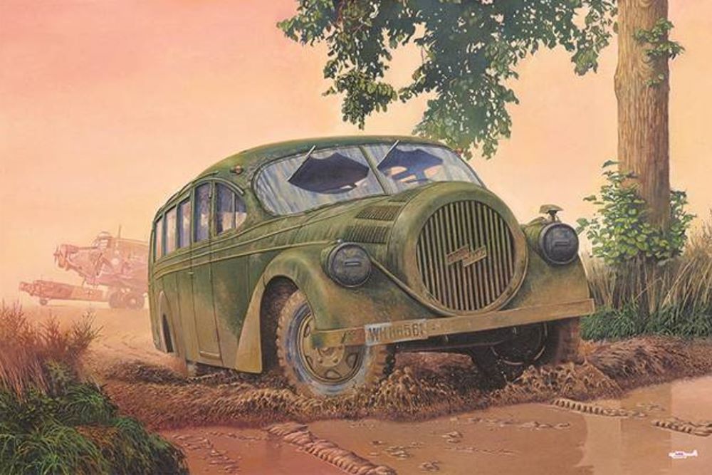 Roden 823 1/35 Opel Blitz Ludewig Aero WWII German Omnibus