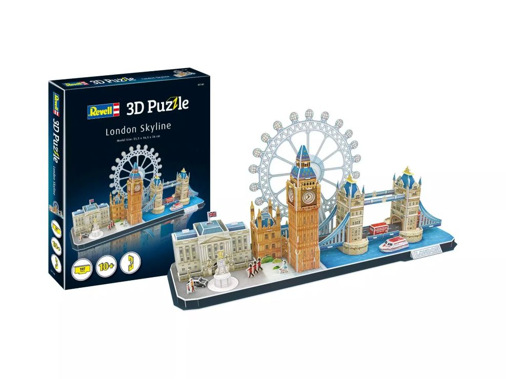 Revell 140 London, England Skyline 3D Foam Puzzle (107pcs)