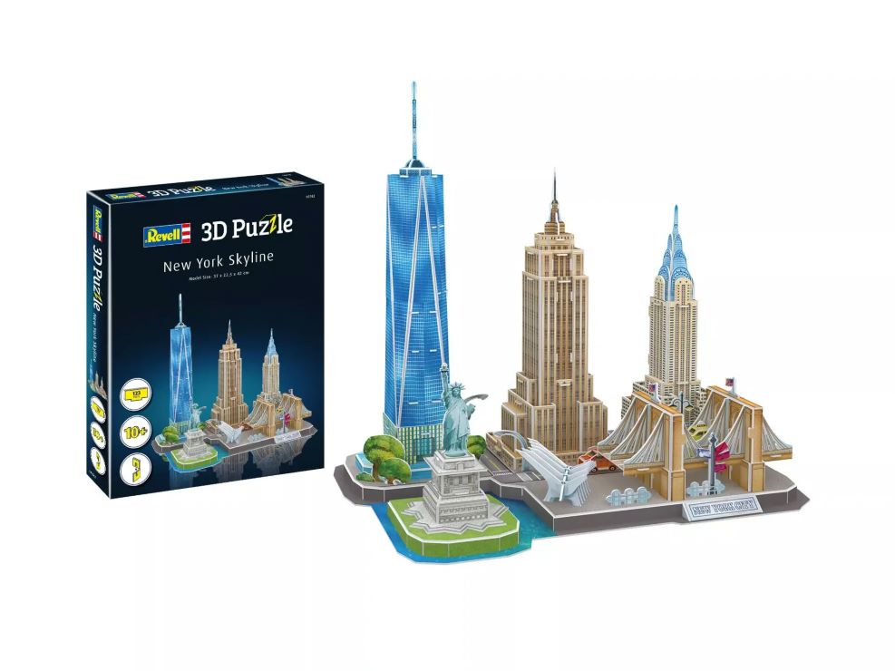 Revell 142 New York, USA Skyline 3D Foam Puzzle (123pcs)