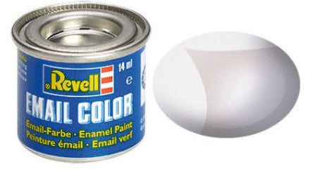 Revell 32102 14ml Enamel Clear Mat Tinlets (6/Bx)