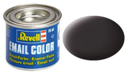 Revell 32107 14ml Enamel Black Gloss Tinlets (6/Bx)