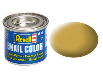 Revell 32116 14ml Enamel Sandy Yellow Mat Tinlets (6/Bx)