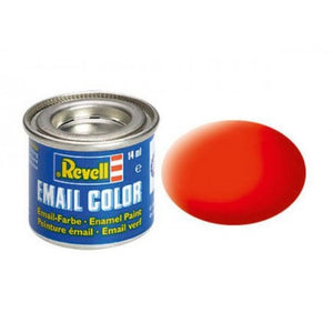 Revell 32125 14ml Enamel Luminous Orange Mat Tinlets (6/Bx)