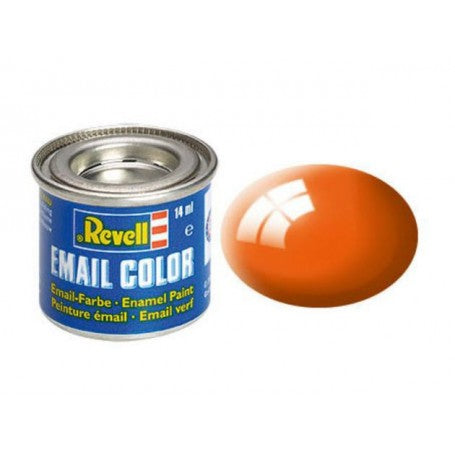 Revell 32130 14ml Enamel Orange Gloss Tinlets (6/Bx)