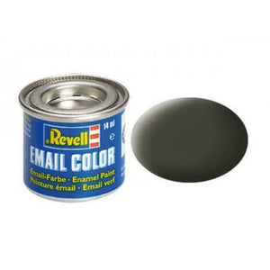 Revell 32142 14ml Enamel Olive Yellow Mat Tinlets (6/Bx)