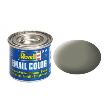 Revell 32145 14ml Enamel Light Olive Mat Tinlets (6/Bx)