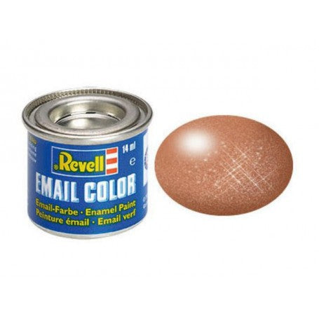 Revell 32193 14ml Enamel Copper Metallic Tinlets (6/Bx)