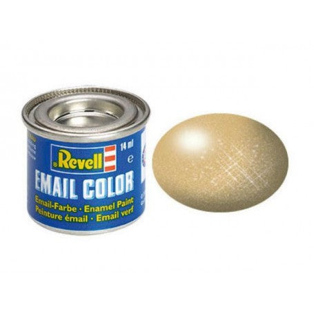 Revell 32194 14ml Enamel Gold Metallic Tinlets (6/Bx)