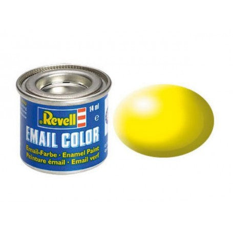 Revell 32312 14ml Enamel Luminous Yellow Silk Tinlets (6/Bx)