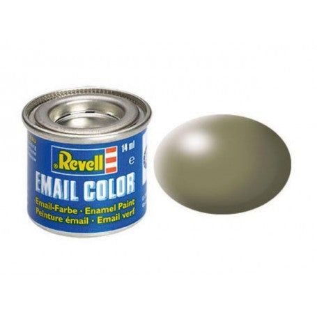 Revell 32362 14ml Enamel Greyish Green Silk Tinlets (6/Bx)