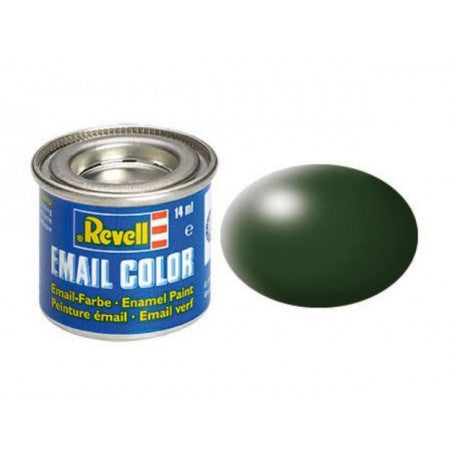 Revell 32363 14ml Enamel Dark Green Silk Tinlets (6/Bx)