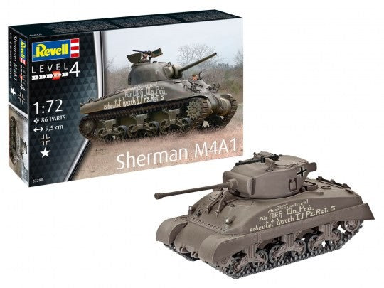 Revell 3290 1/72 Sherman M4A1 Tank