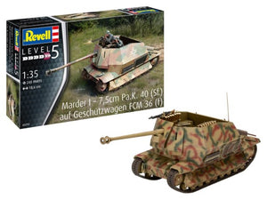 Revell 3292 1/35 Marder I Geschutzwagen FCM 36(f) Tank w/7.5cm PaK 40 (Sf) Gun