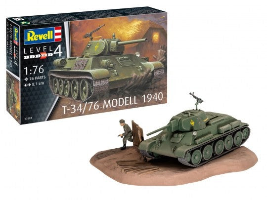 Revell 3294 1/76 T34/76 Model 1940 Medium Tank