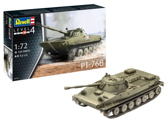 Revell 3314 1/72 PT76B Amphibious Tank (D)