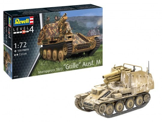Revell 3315 1/72 Sturmpanzer 38(t) Grille Ausf M Tank