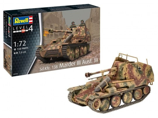 Revell 3316 1/72 SdKfz 138 Marder III Ausf M Tank