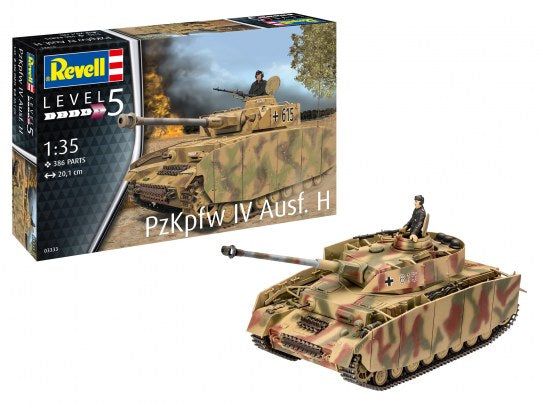 Revell 3333 1/35 Panzer IV Ausf H Tank (D)