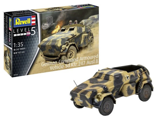 Revell 3335 1/76 SdKfz 247 Ausf B German Command Armored Vehicle
