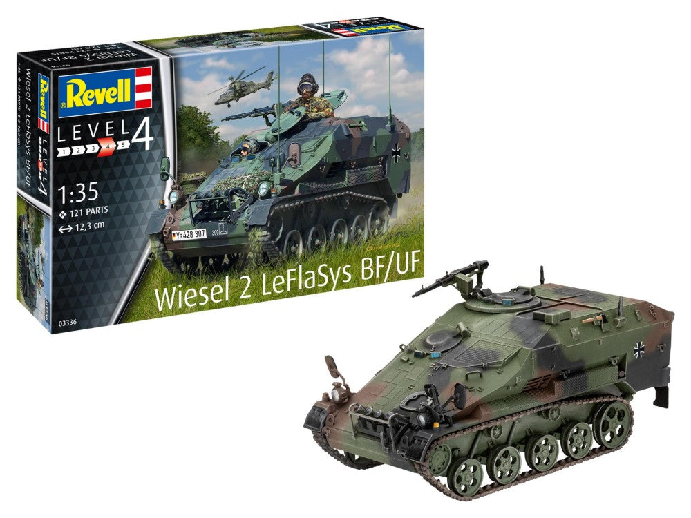 Revell 3336 1/35 Wiesel 2 LeGFlaSys BF/UF Recon Armored Vehicle