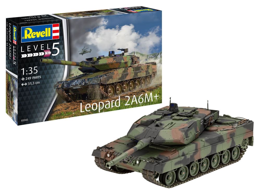 Revell 3342 1/35 Leopard 2 A6M+ Tank