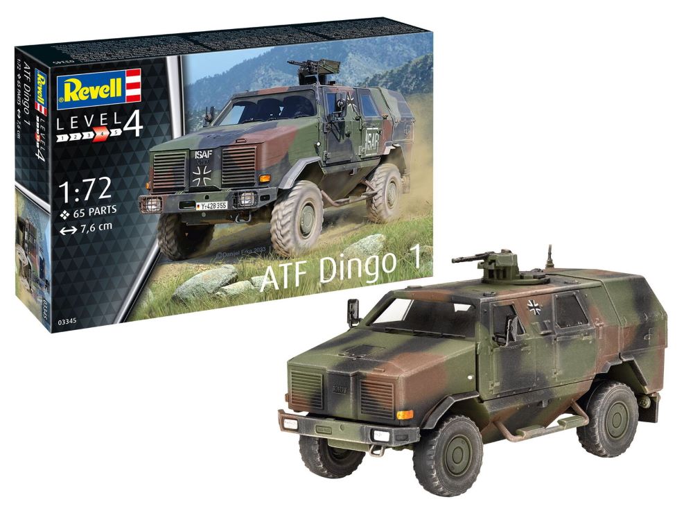 Revell 3345 1/72 ATF Dingo 1 Armored Military Transport Vehicle