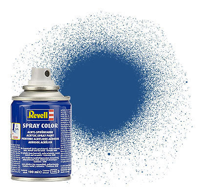 Revell 34156 100ml Acrylic Blue Mat Spray (2/Bx)