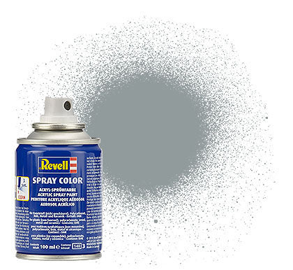 Revell 34176 100ml Acrylic USAF Light Grey Mat Spray (2/Bx)