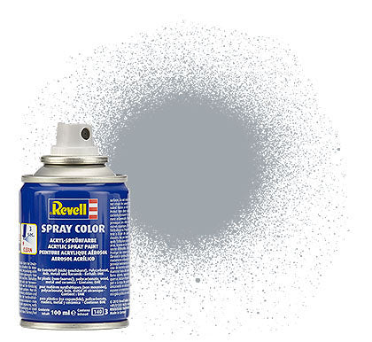 Revell 34190 100ml Acrylic Silver Metallic Spray (2/Bx)