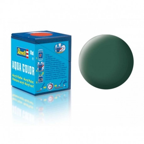 Revell 36139 18ml Bottle Acrylic Dark Green Mat (6/Bx)