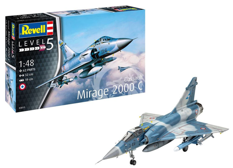 Revell 3813 1/48 Dassault Mirage 2000C Fighter