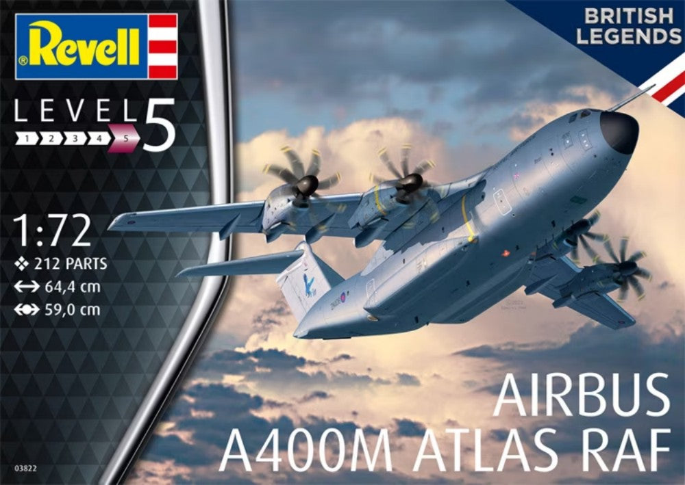 Revell 3822 1/72 Airbus A400M Atlas RAF Transport Aircraft