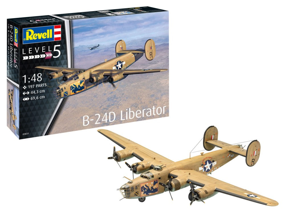 Revell 3831 1/48 B24D Liberator Aircraft