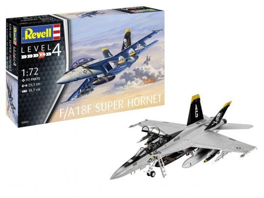 Revell 3834 1/72 F/A18F Super Hornet Fighter