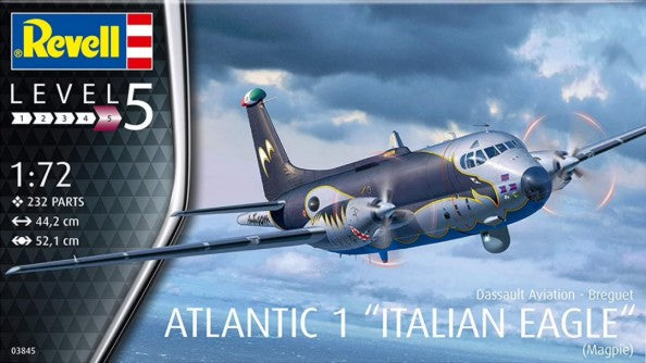 Revell 3845 1/72 Breguet Atlantic 1 Italian Eagle Recon Aircraft