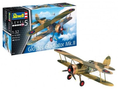 Revell 3846 1/32 Gloster Gladiator Mk II BiPlane Fighter