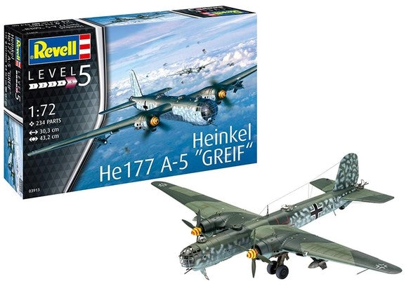 Revell 3913 1/72 Heinkel He177A5 Greif Bomber
