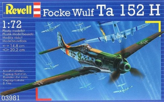 Revell 3981 1/72 Focke Wulf Ta152 H Fighter