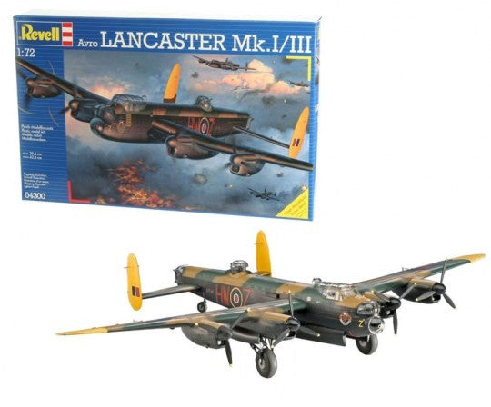 Revell 4300 1/72 Avro Lancaster Mk I/III RAF WWII Heavy Bomber