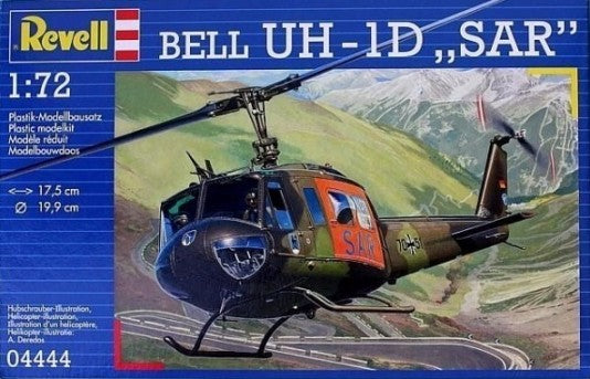 Revell 4444 1/72 Bell UH1D SAR Helicopter