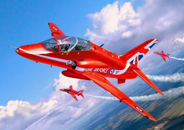 Revell 4921 1/72 BAe Hawk T1 Red Arrows RAF Aircraft (Ltd)