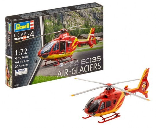 Revell 4986 1/72 EC135 Air-Glaciers Helicopter